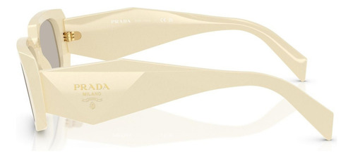 Óculos De Sol Prada Catwalk Nude Pr17ws 21d5j2-49 Lente Cinza