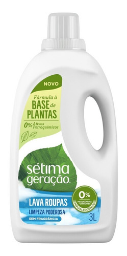 Sabão Líquido 7º Gen S/ Fragrância 3 Lt