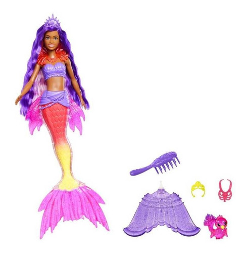 Barbie Muñeca Sirena Brooklyn Power Mermaid