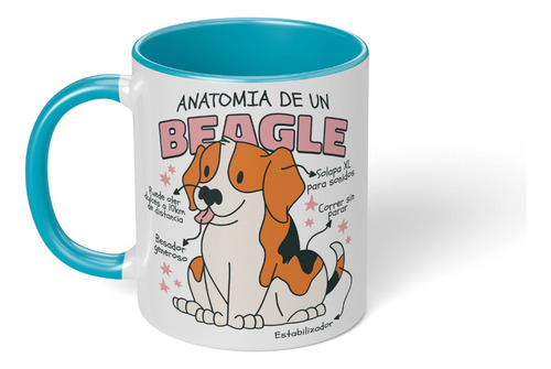 Taza Tazon Cafe Anatomia De Un Beagle