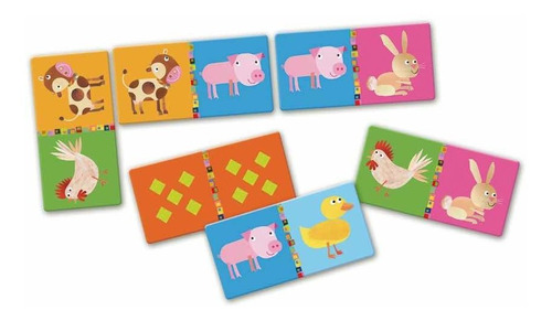 Domino Djeco Juego Animales Granja Cadaques Kids