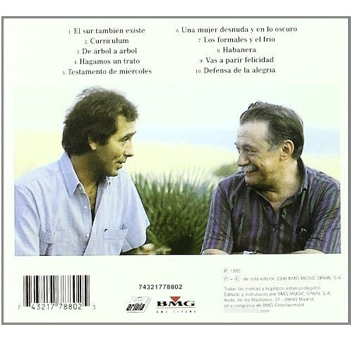 Joan Manuel Serrat El Sur Tambien Existe Cd Son
