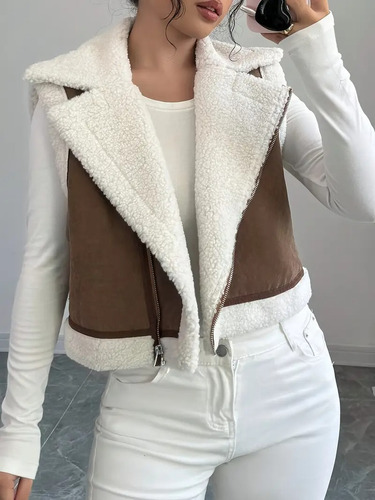 Chaleco Para Mujer Corderito - Estilo Y Comodidad