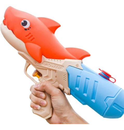 Pistola De Agua Tiburon Para Niños - Juguete Verano
