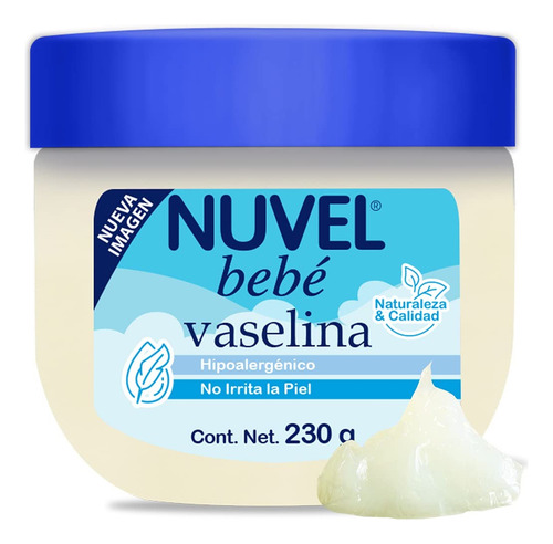 Vaselina Nuvel Para Bebe 230g.