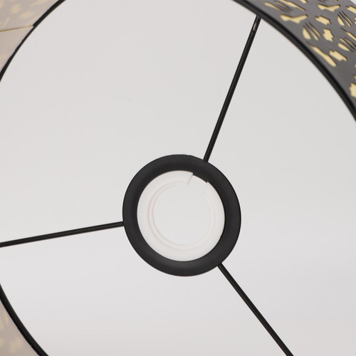 Lámpara De Metal Con Forma De Tambor, Pantalla E27 Y E14, Ta