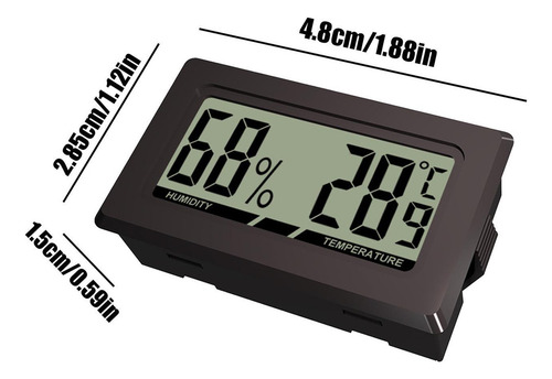 Js Termógrafo Lcd Pequeño Medidor Digital De Temperatura Y