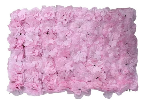 Jardin Vertical Flores Artificiales 60x40 Cm Flor Rosada
