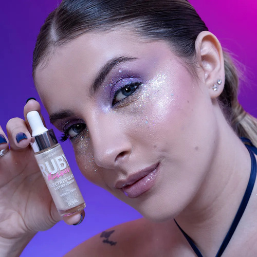 Glitter Liquido Electric Glaze Corpo E Rosto - Ruby Kisses
