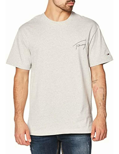 Tommy Jeans Dm0dm16240 Camiseta De Corte Clásico Con Logo