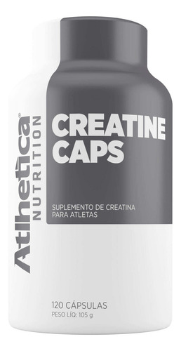 Creatina Caps 120 - Atlhetica Nutrition 