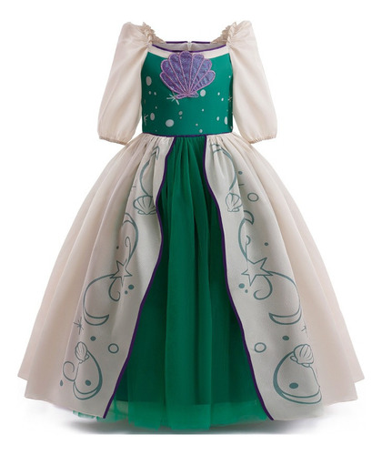 1 Girls Princess Dress Cosplay Castle Adventure Mermaid