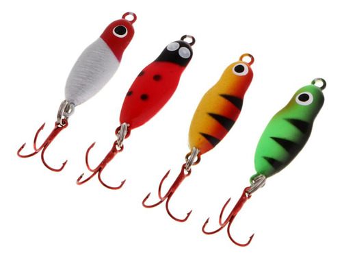 4pcs Señuelos De Pesca En Cebos De Aparejos De Pesca De