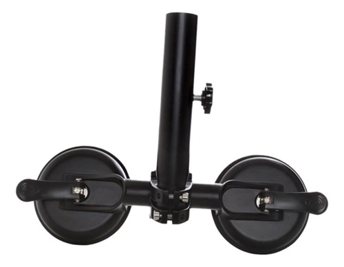 Soporte Ajustable De Doble Ventosa Para Asta De Bandera Para