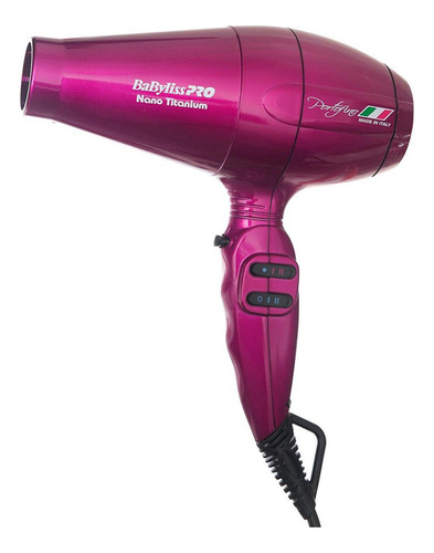 Secador Babylisspro Nanotitanium Portofino 6600 Hotpink 127v