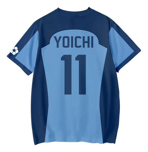 Wf Camiseta Casual Hombre Con Estampado 3d Blue Lock