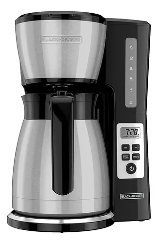 Black+decker Cafetera Térmica Programable De 12 Tazas Con...