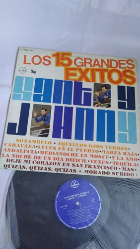 Santo Y Johnny Los 15 Grandes Éxitos Disco De Vinil Original