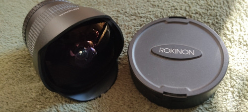 Imagem 4 de 4 de Lente Rokinon Fish-eye 8mm Para Fuji Com Adaptador Pra Fuji