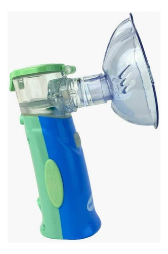 Inalador Nebulizador Baby Bateria Recarregável Medicate Azul