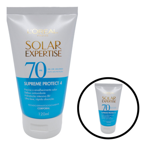 Protetor Solar Corporal L'oréal Expertise Supreme 120mlfps70