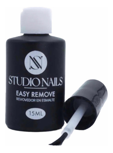 Easy Remove Studio Nails Con Brocha Para Uñas 15ml