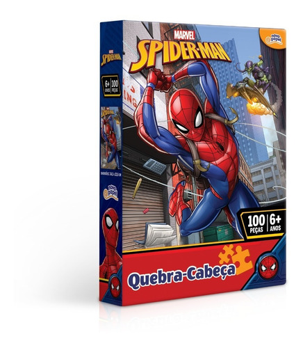 Quebra Cabeça 100 Peças Homem Aranha - Toyster 8013