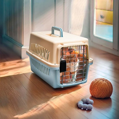 Caja Transporte Mascotas 45x27x31cm Plástico - Envío Gratis