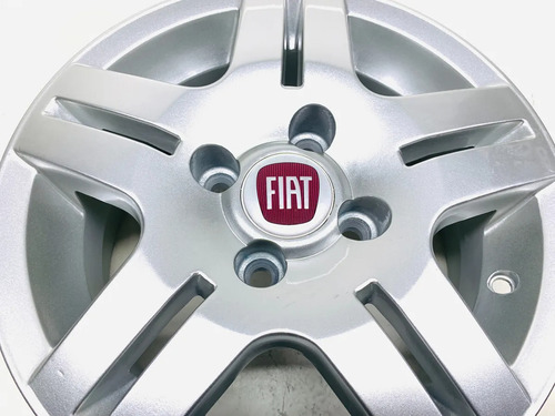 Jogo 4 Rodas Aro 15 Fiat Doblo Essence Elx Fire Adventure Prateado