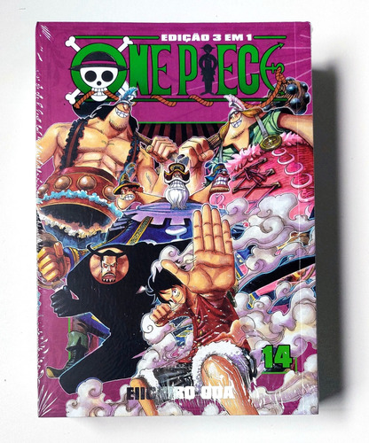 One Piece 14 - Edição 3 Em 1! Mangá Panini! Novo E Lacrado!
