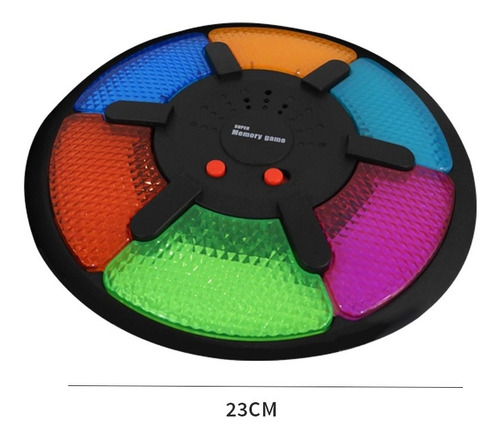 Imagen 2 de 2 de Juego De Memoria C/luz Y Sonido 6 Colores 1700225 E. N
