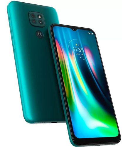 Motorola Moto G9 Play 64gb 6,5  48mp Xt2083-1 Verde Turquesa