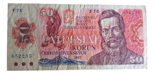 Billete 50 Coronas -  50 Korun - Checoslovaquia