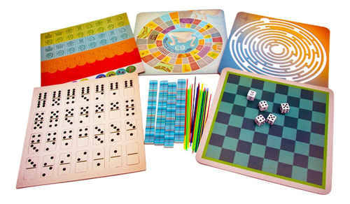 Novelty Set Multi Juegos 10 En 1 Clasicos Jca-865