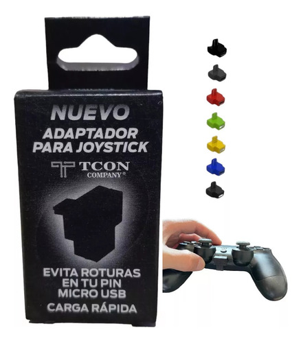 Adaptador Tcon Para Joystick Ps4 Microusb A Ext Solucion Pin