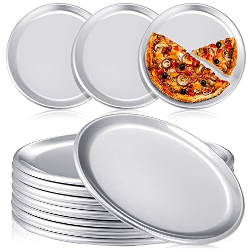 Juego De 12 Bandejas Pizza Granel Restaurantes, Juego D...