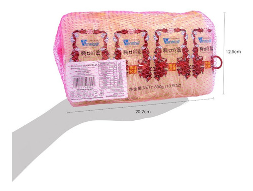 Imagen 3 de 5 de Vermicelli, Fideo De Soya 300g