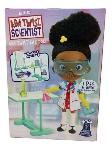 Muñecas Netflix Ada Twist Scientist 12 Pulgadas Experimentos