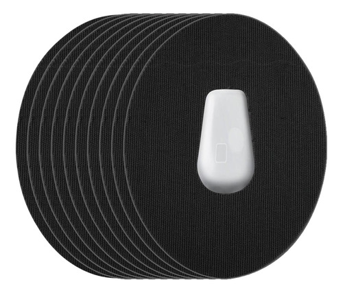 10 Uds. Parche Adhesivo De Estilo Libre Pegatinas Negro