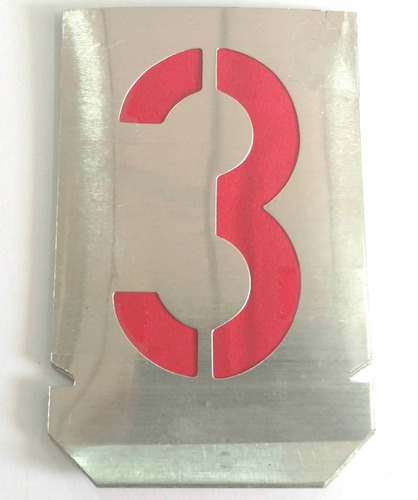 Numeros Calados De Chapa Para Pintar 50mm Stencil Del 0 Al 9