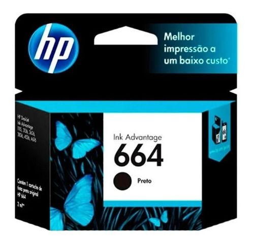 Cartucho Hp 664 Negro Original