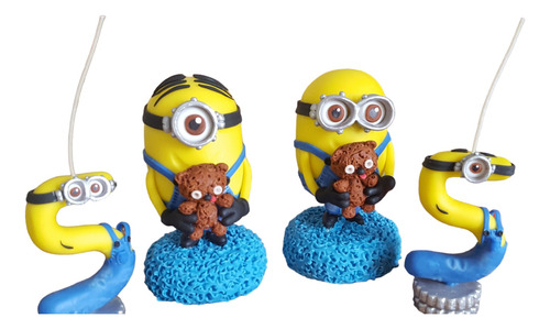 Minions En Porcelana Fría