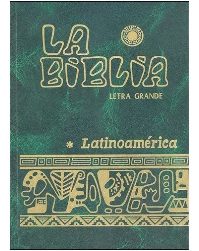 Biblia  Latinoamericana. Letra  Grande.  Tapa  Dura Original