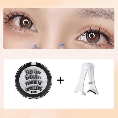 Para Z0hz Kit De Pestañas Y Delineador De Ojos Magnético