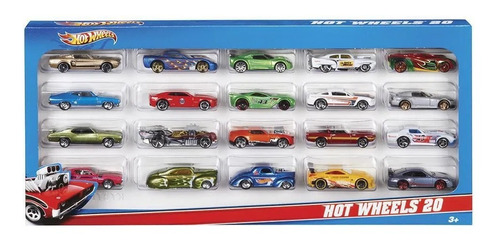Hot Wheels Paquete 20 Autos Coleccionables Original Mattel