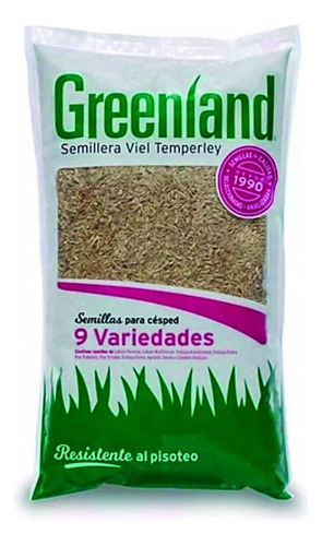 Semillas De Cesped Greenland Nueve Variedades 500gr Cultivo