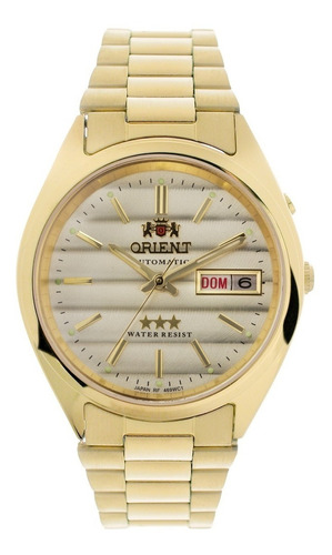 Relógio Orient Masculino Automático 469wc2 B1kx Dourado