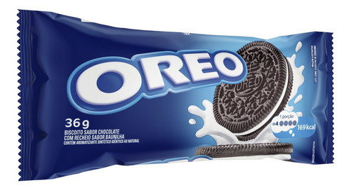 Imagem 2 de 4 de Biscoito Recheado Baunilha Oreo 36g