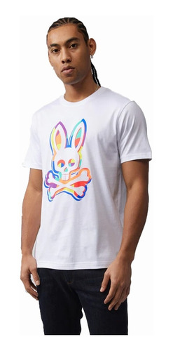 Playera Psycho Bunny - Mens Binns Graphic - Original