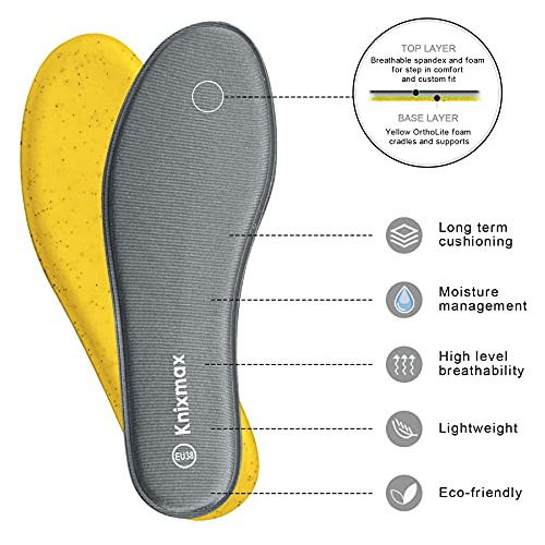 Knixmax - Plantillas De Espuma Viscoelástica Para Zapatos P